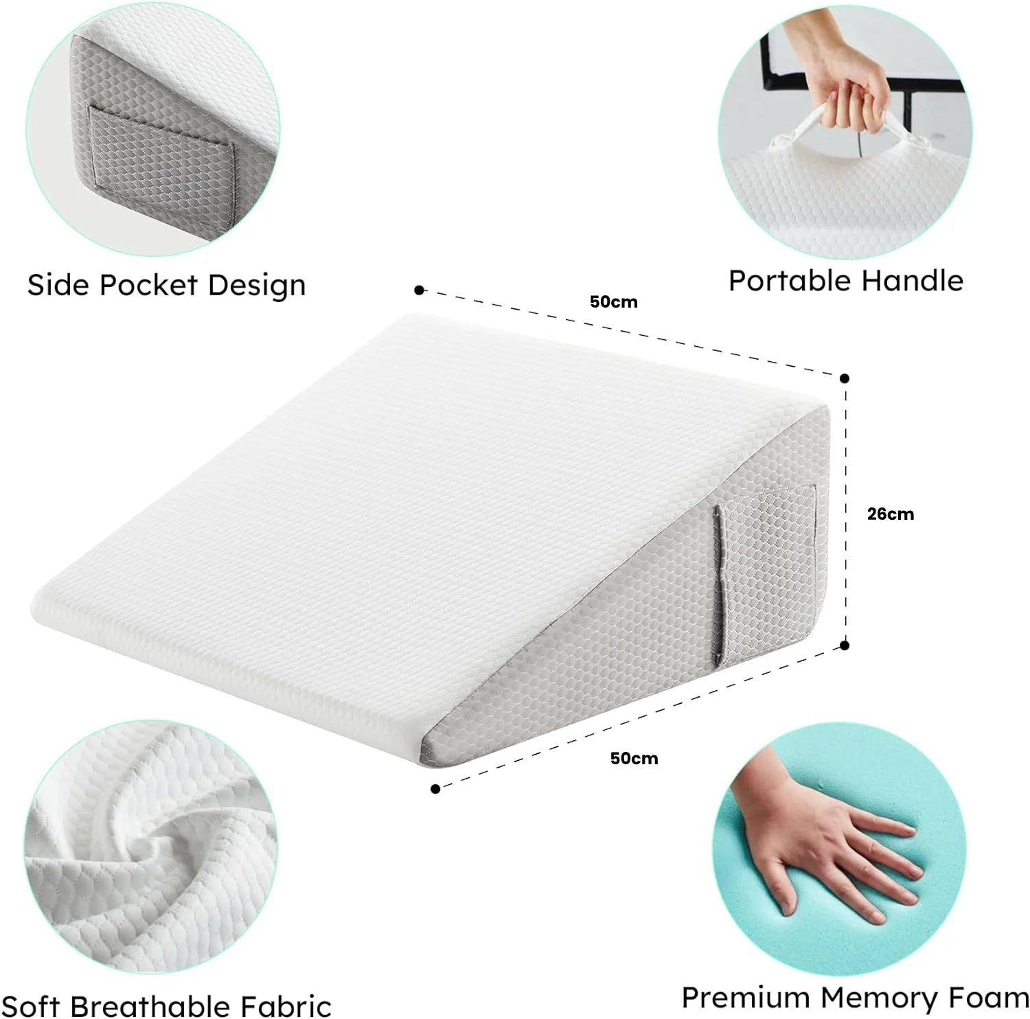 Inclined Wedge Support Pillow 4