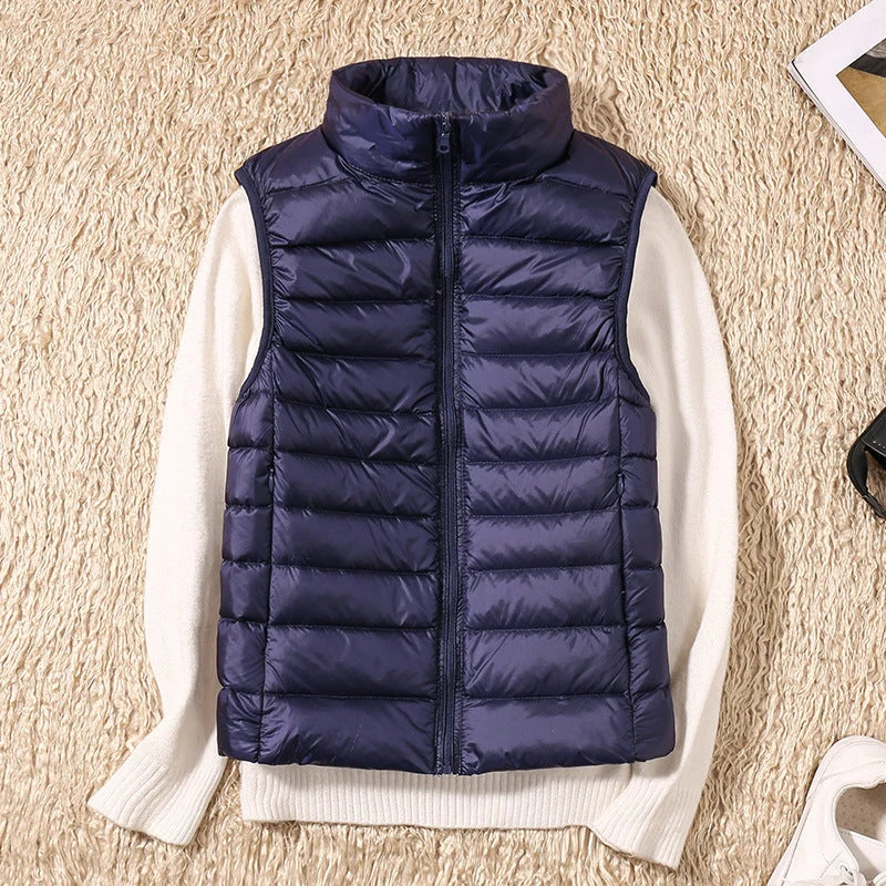 Lightweight Padded Gilet with Stand Collar 5