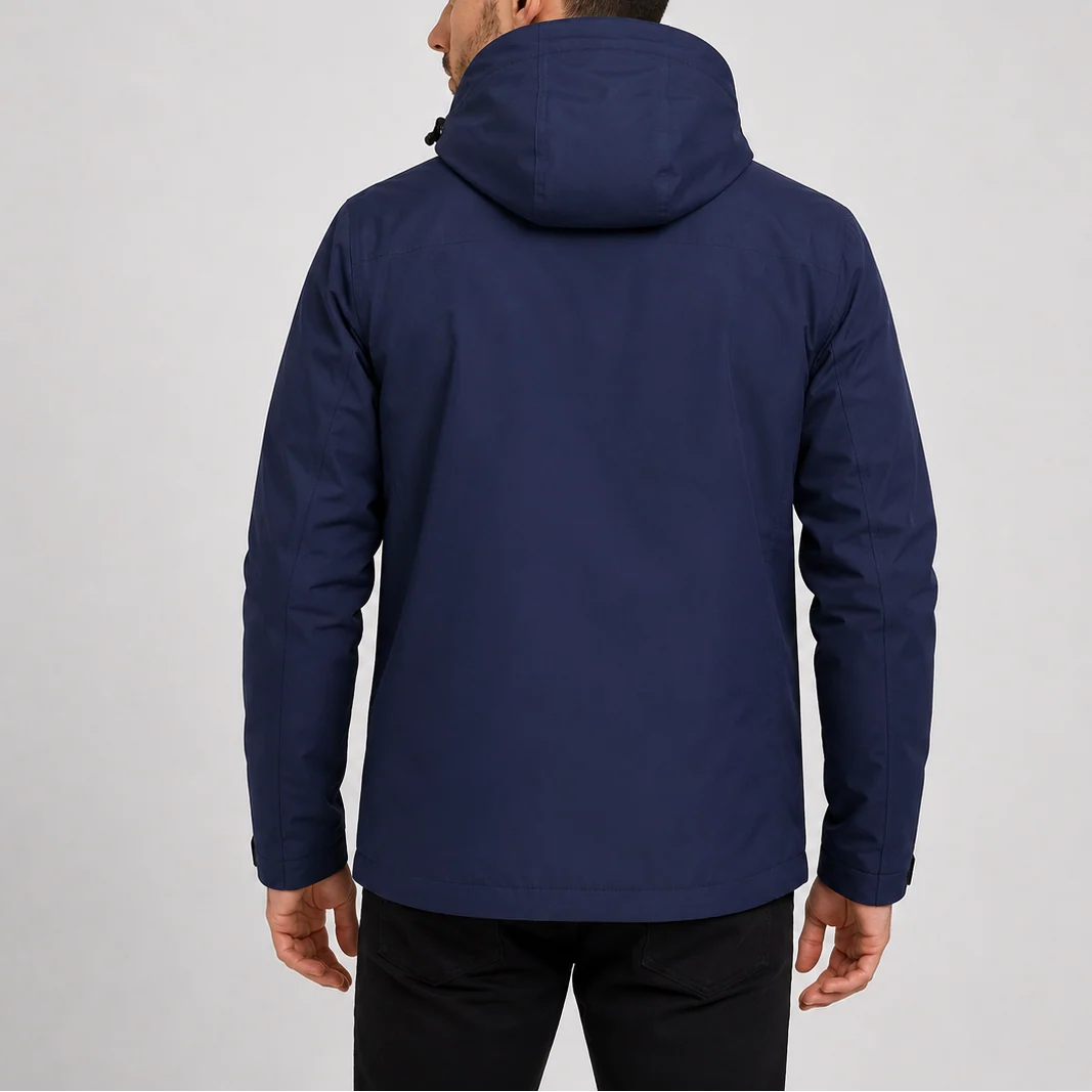 Lightweight Waterproof Hooded Rain Jacket for Outdoor Use 5