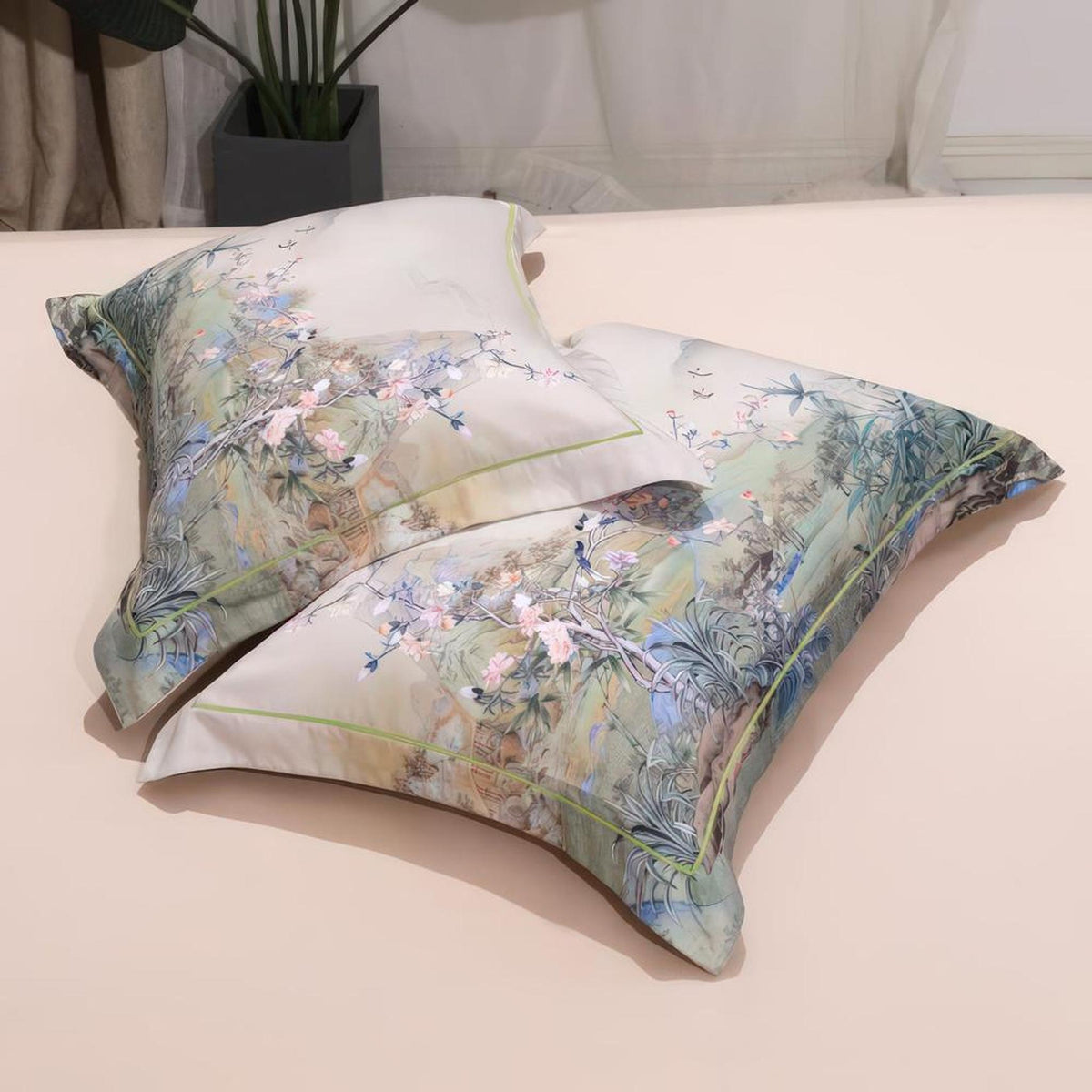 Luxury 600 TC 100% Egyptian Cotton Duvet Cover Set-Duvet Covers-Glompi-Glompi