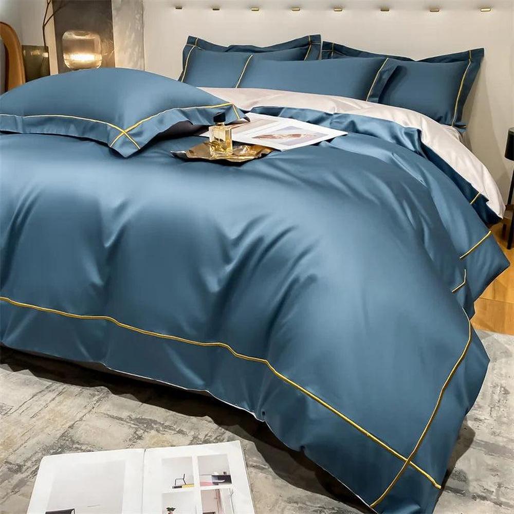 Luxury Egyptian Cotton Bedding Set with Duvet Cover & Pillowcases