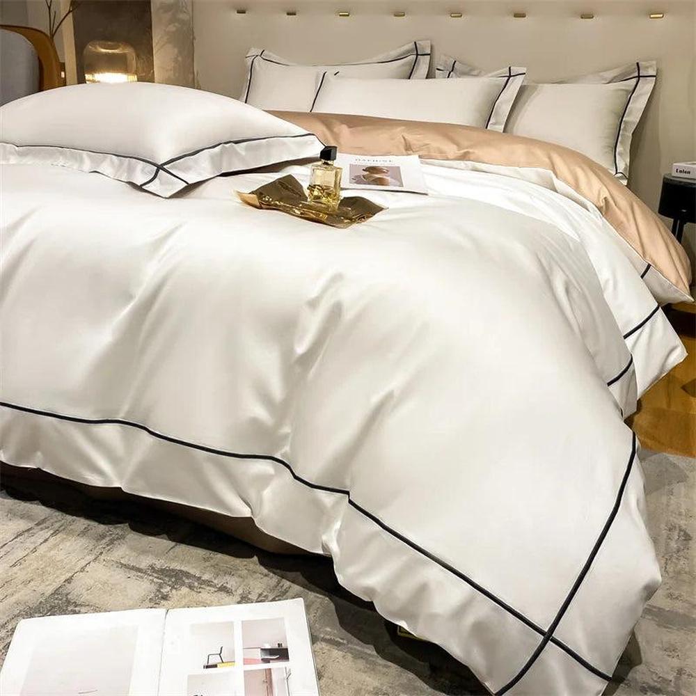Luxury Egyptian Cotton Bedding Set with Duvet Cover & Pillowcases