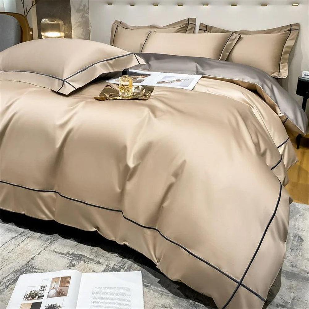Luxury Egyptian Cotton Bedding Set with Duvet Cover & Pillowcases