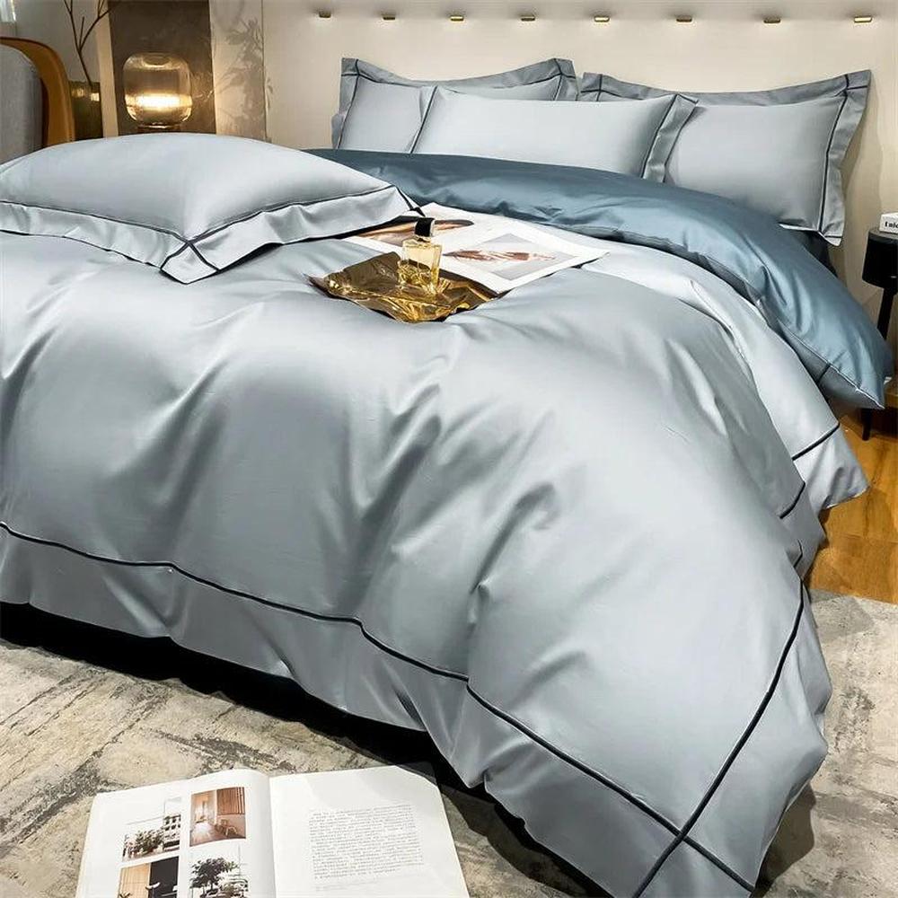 Luxury Egyptian Cotton Bedding Set with Duvet Cover & Pillowcases