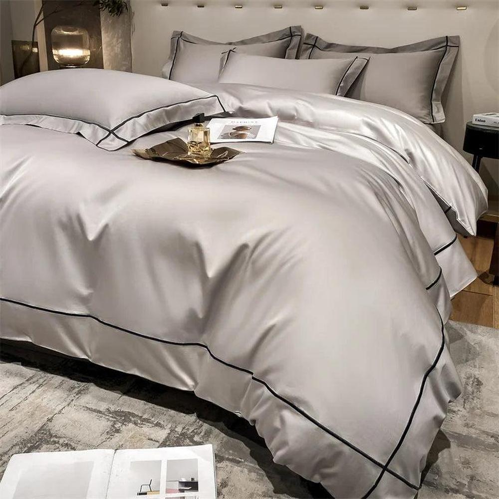Luxury Egyptian Cotton Bedding Set with Duvet Cover & Pillowcases