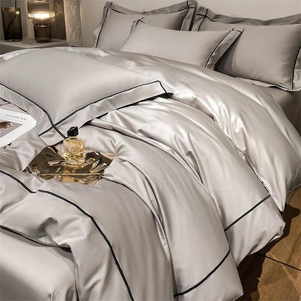 Luxury Egyptian Cotton Bedding Set with Duvet Cover & Pillowcases