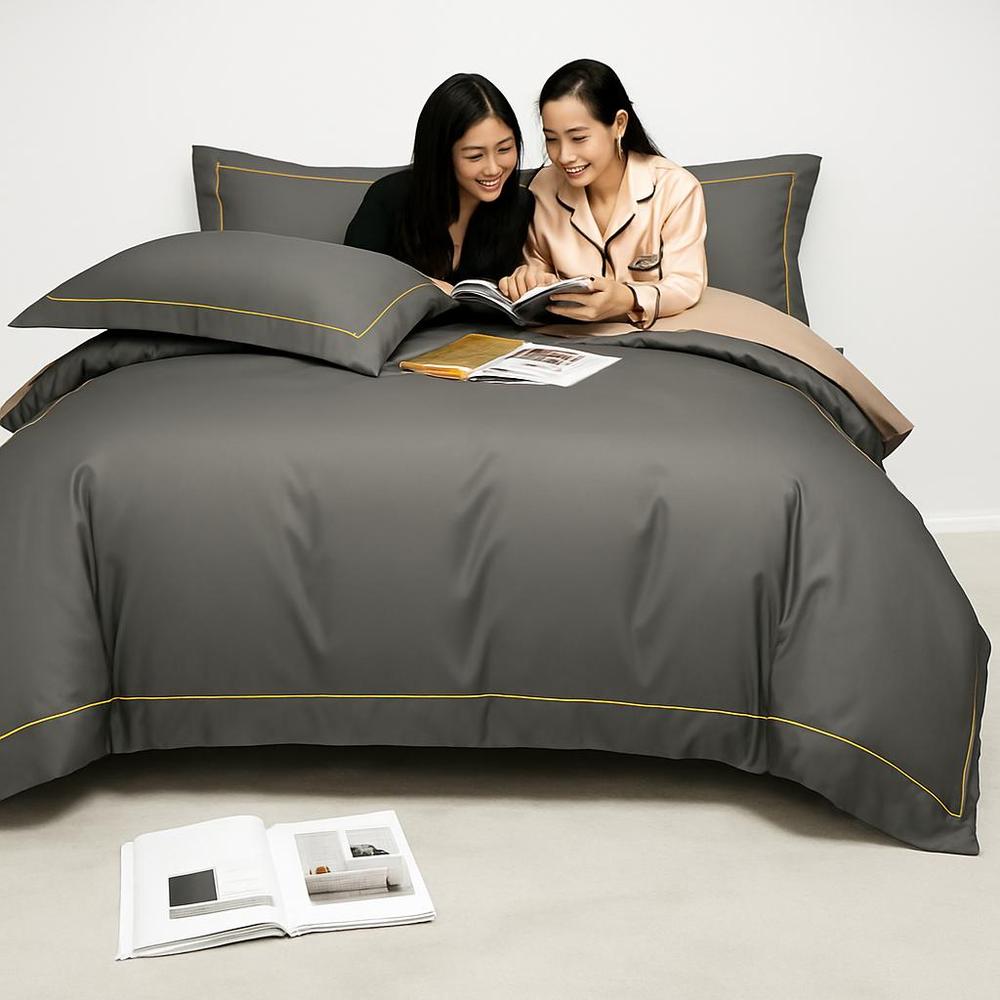 Luxury Egyptian Cotton Bedding Set with Duvet Cover & Pillowcases