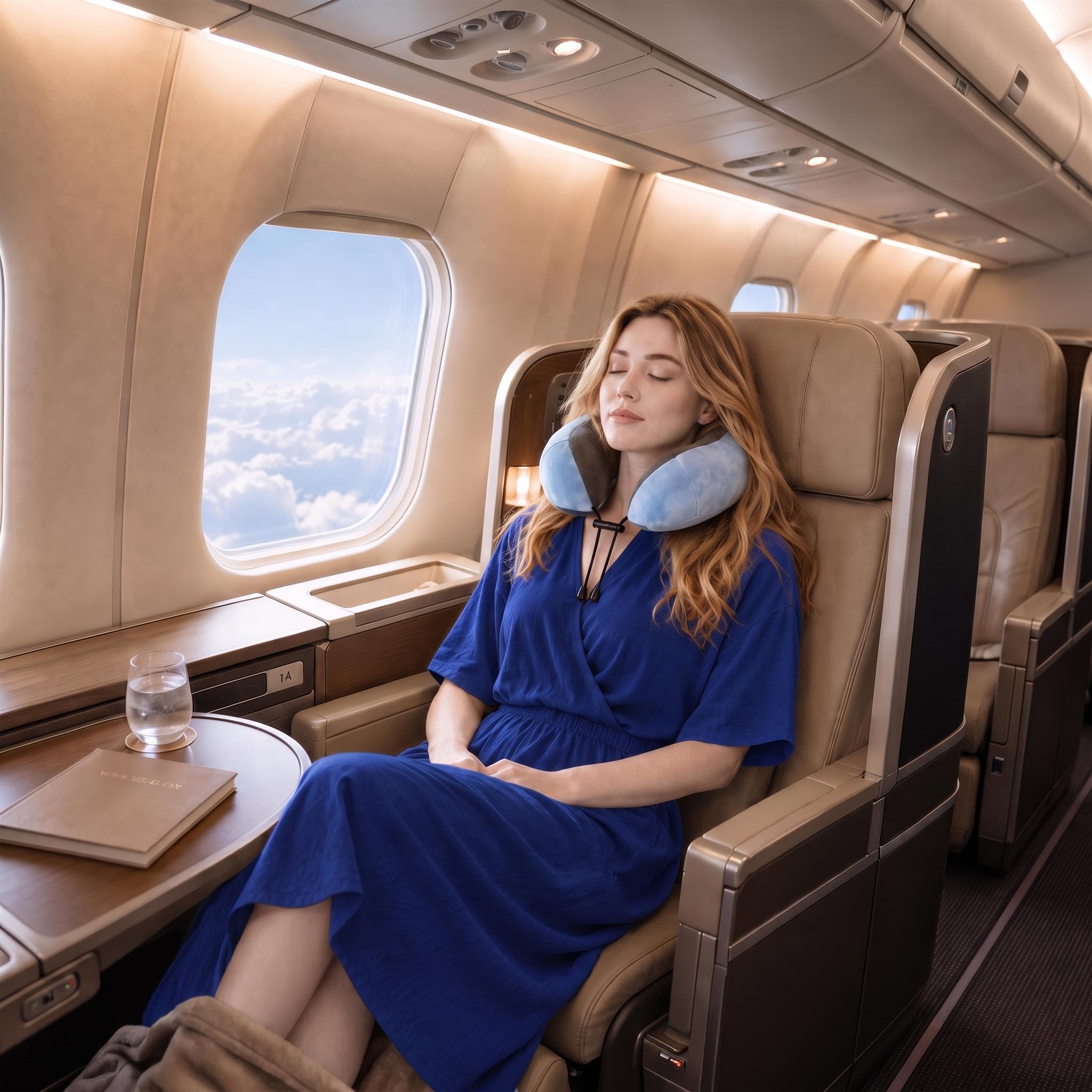 Memory Foam Travel Neck Pillow for Comfort on the Go