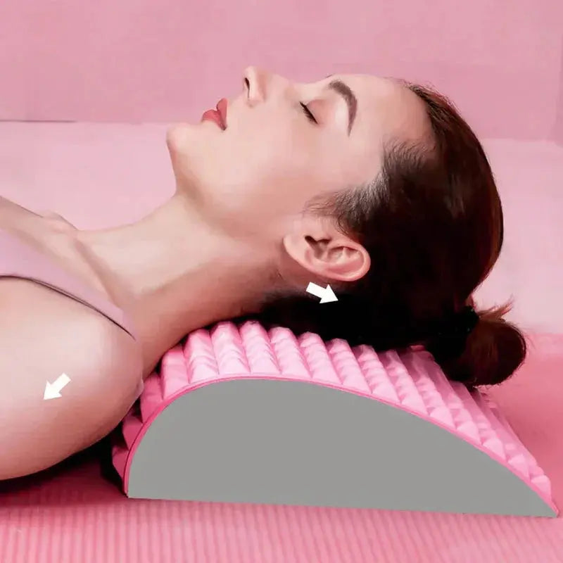 Ergonomic Back Stretcher & Neck Support Pillow
