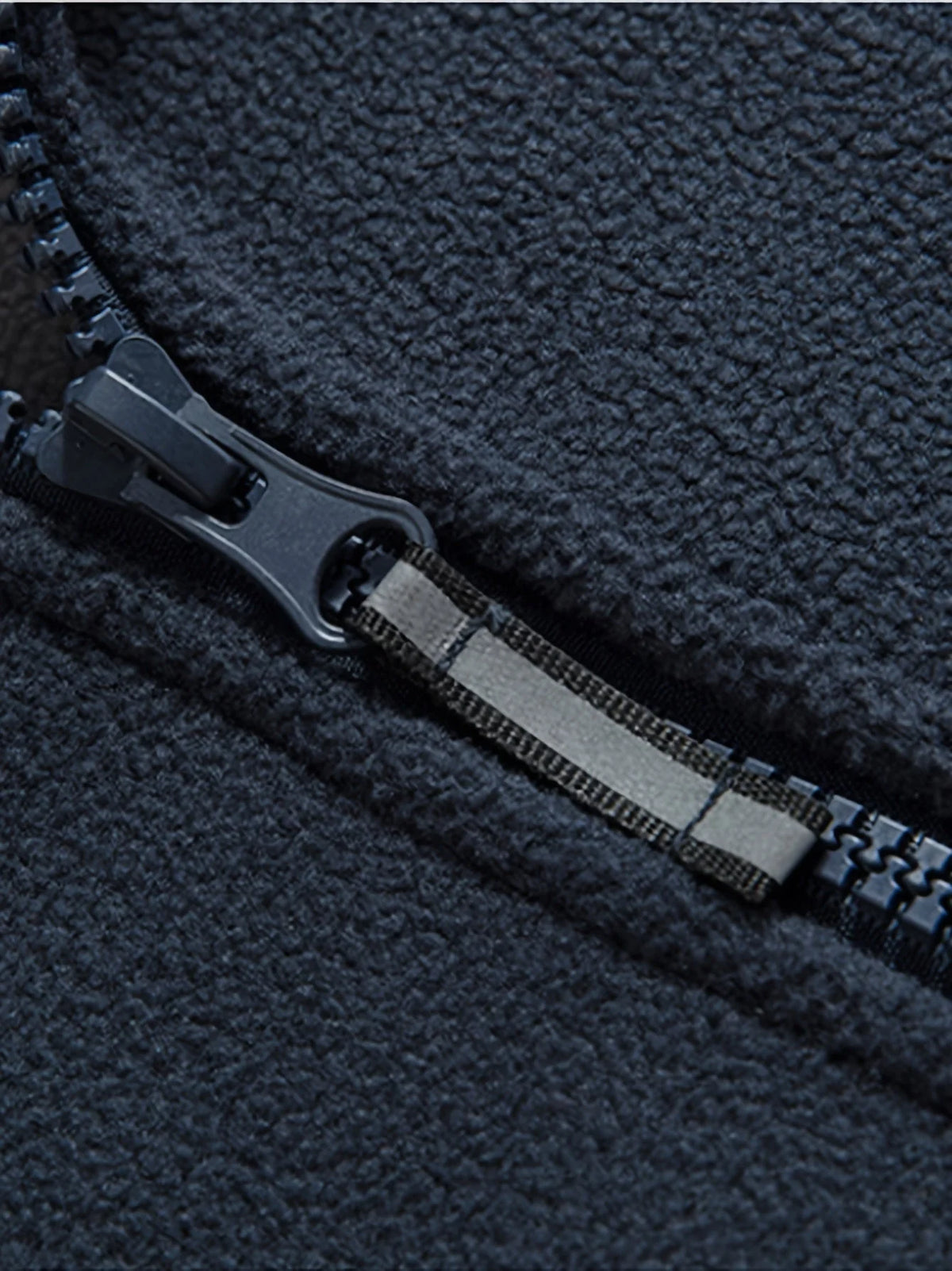 Men's Classic Fleece Jacket with Zip Closure and Side Pockets 3