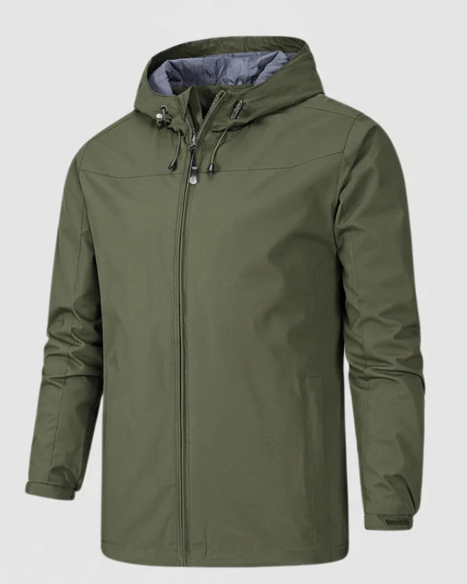 Modern Waterproof Unisex Rain Jacket for All-Weather Wear 2