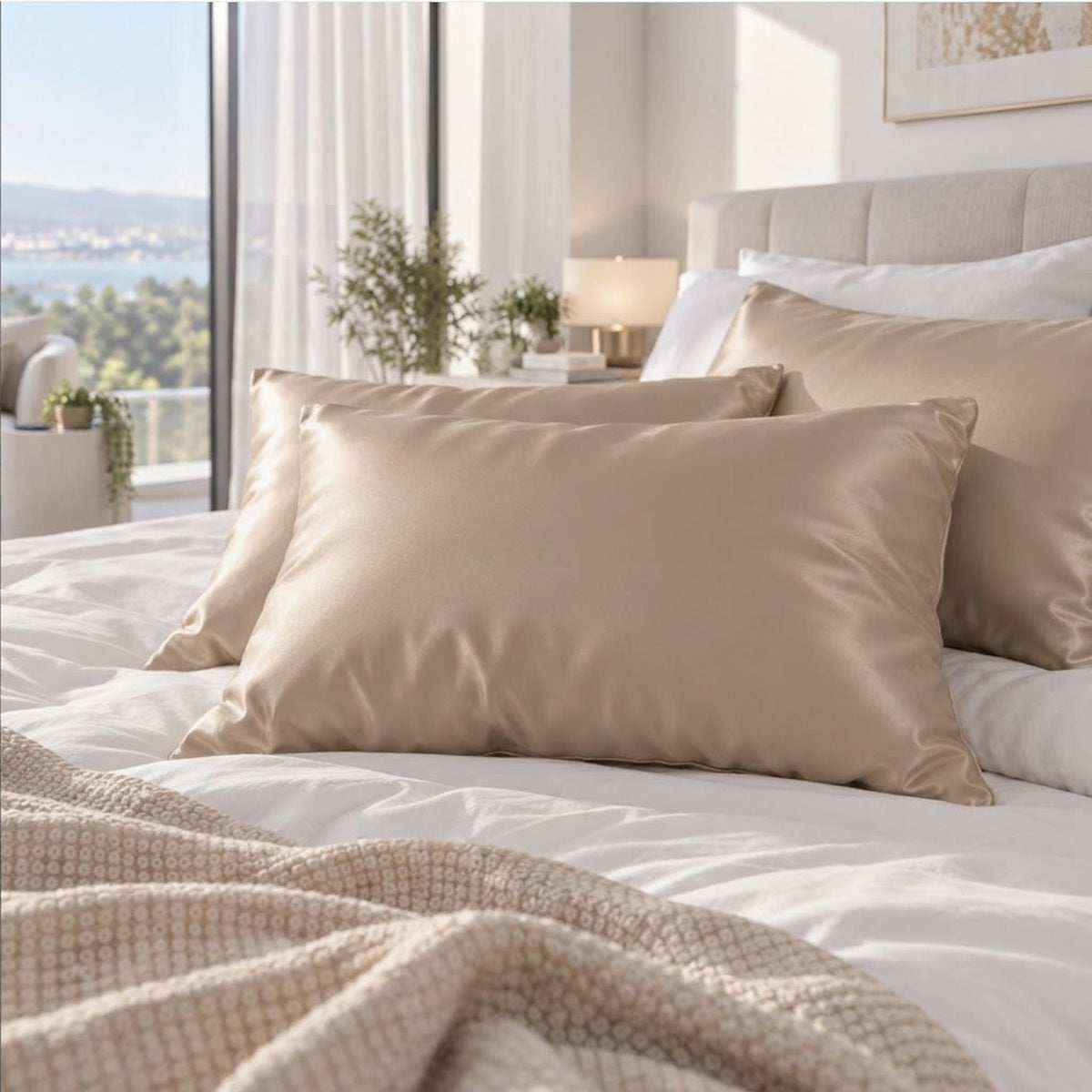 Mulberry Silk Pillowcase Set with Envelope Closure-Pillowcases-Glompi-Glompi