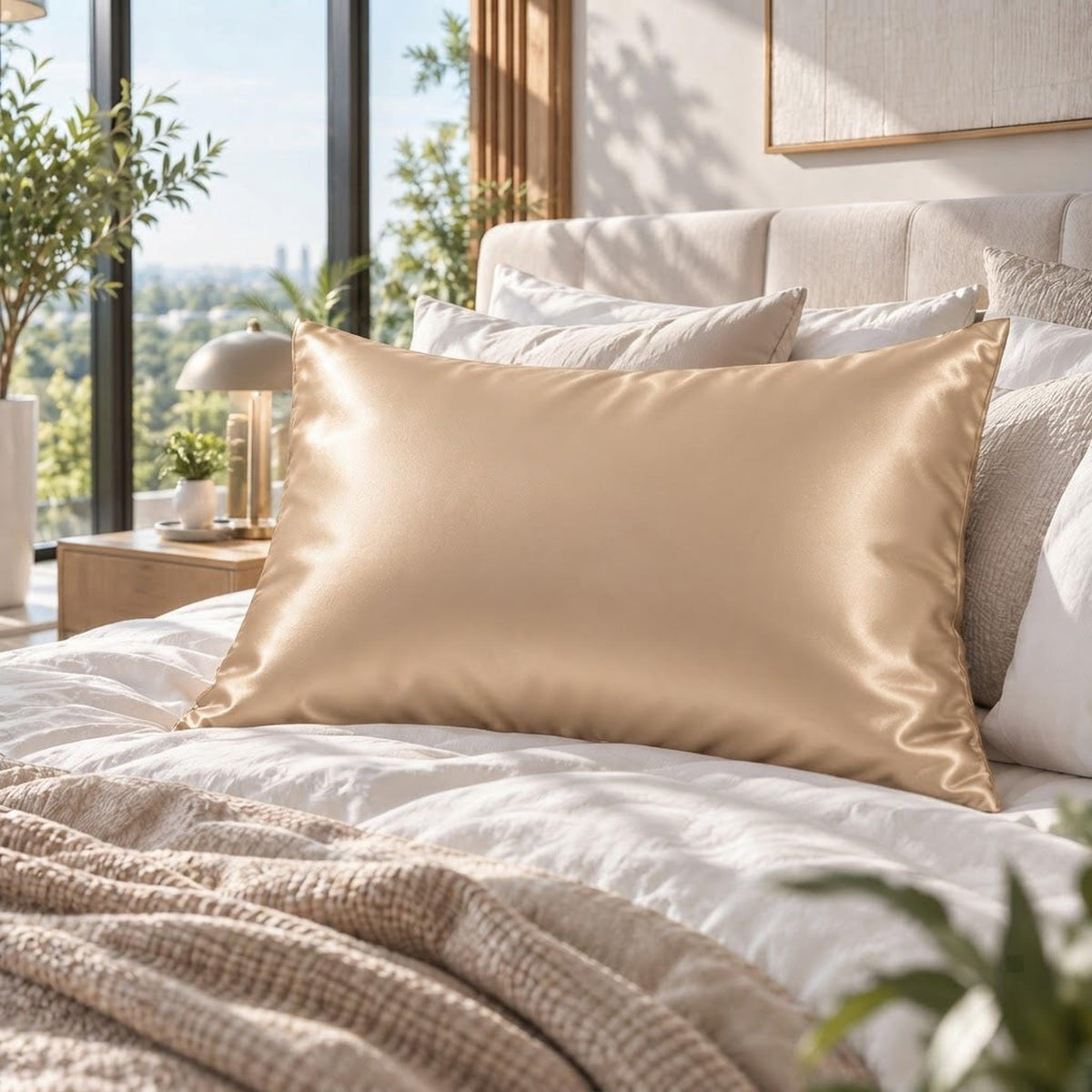 Mulberry Silk Pillowcase Set with Envelope Closure-Pillowcases-Glompi-Glompi