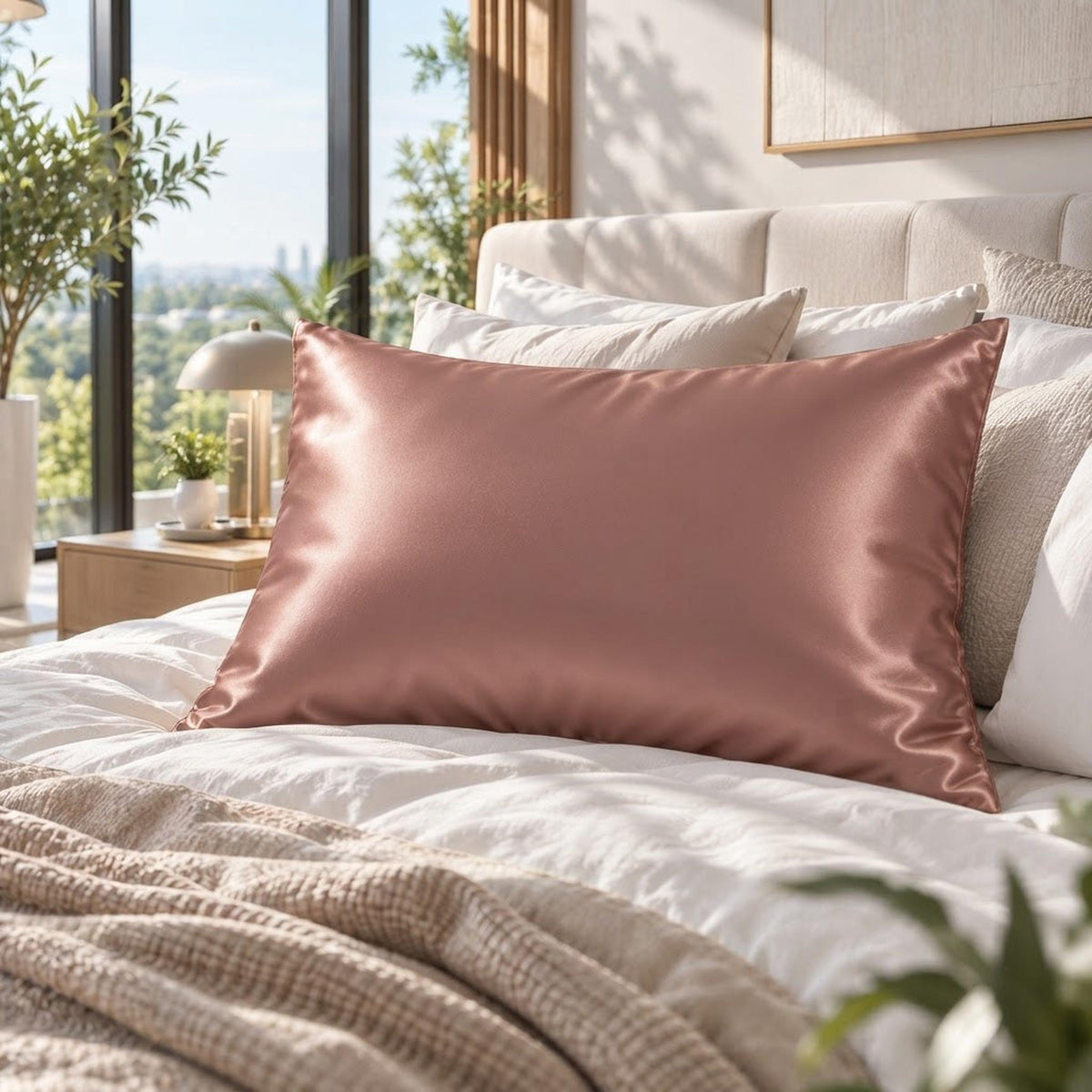 Mulberry Silk Pillowcase Set with Envelope Closure-Pillowcases-Glompi-Glompi