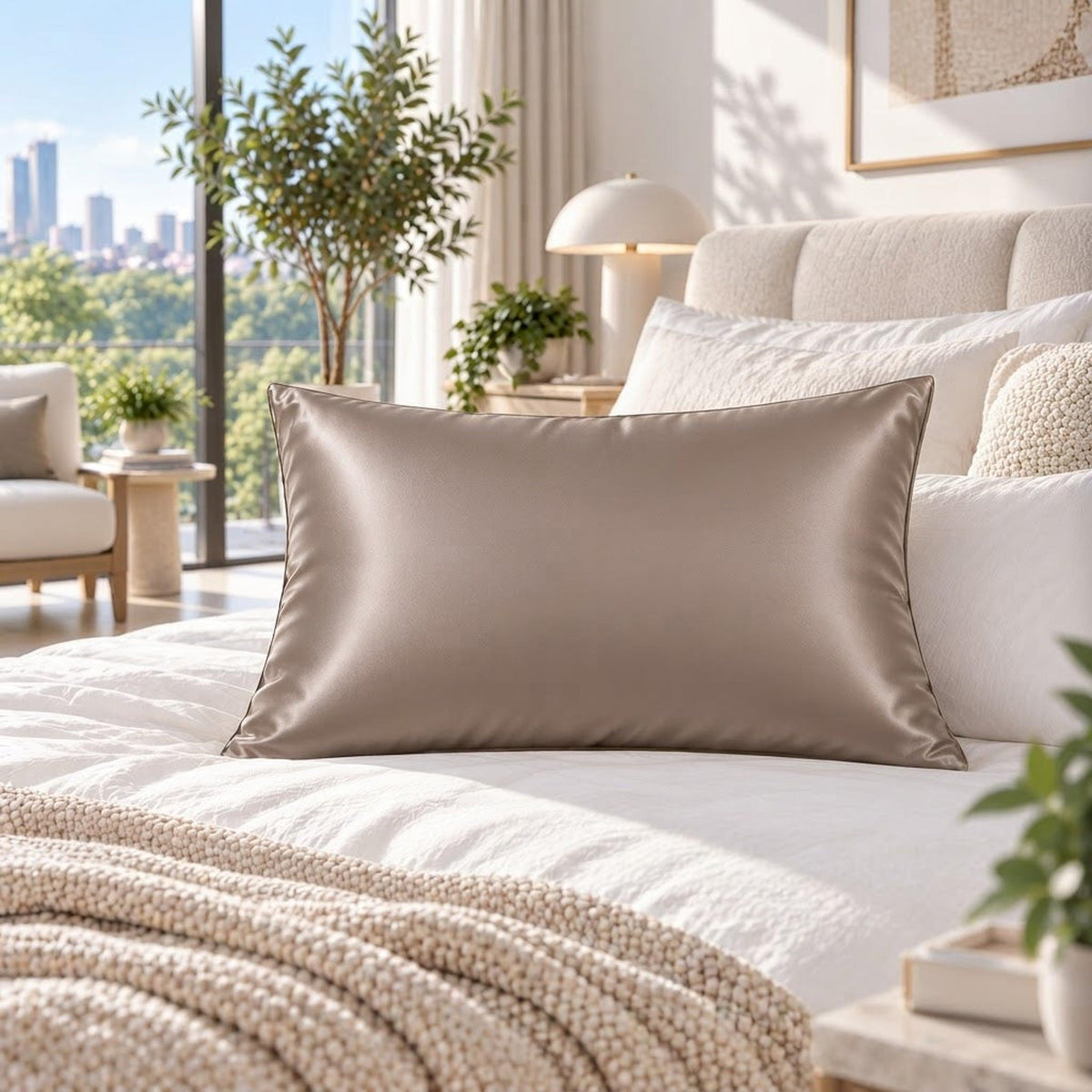 Mulberry Silk Pillowcase Set with Envelope Closure-Pillowcases-Glompi-Glompi