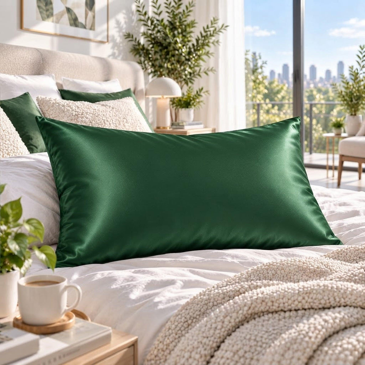 Mulberry Silk Pillowcase Set with Envelope Closure-Pillowcases-Glompi-Glompi
