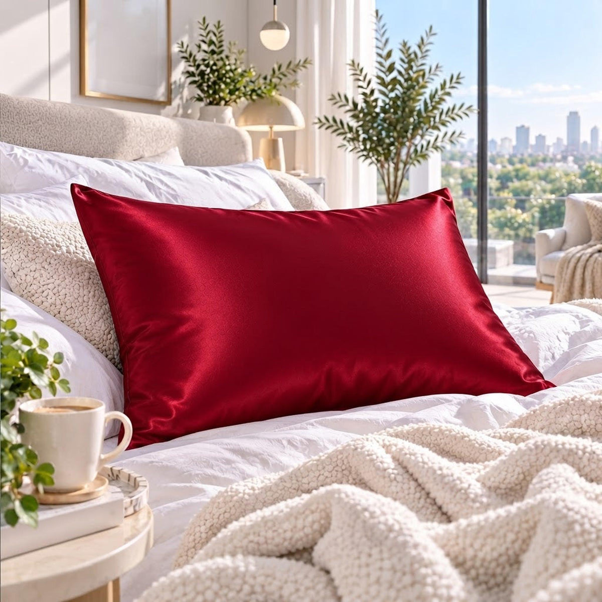 Mulberry Silk Pillowcase Set with Envelope Closure-Pillowcases-Glompi-Glompi