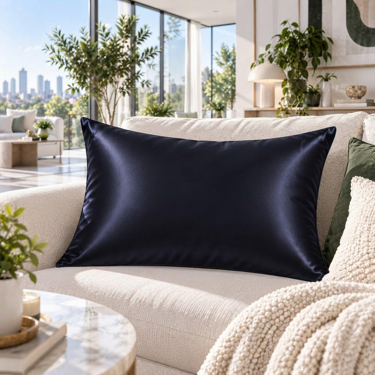Mulberry Silk Pillowcase with Hidden Zipper Closure-Pillowcases-Glompi-Glompi