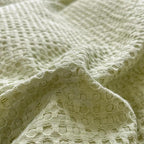 Pure Cotton Waffle Duvet Cover - Soft, Breathable, Skin-Friendly Queen Size