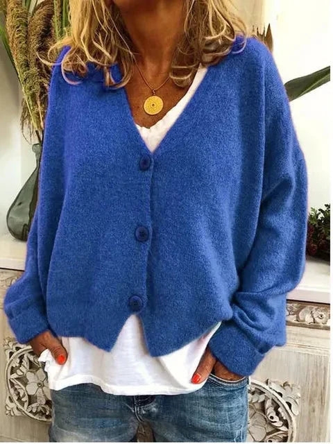 Soft Knit V-Neck Cardigan for Everyday Wear 4