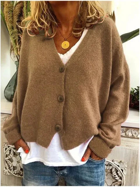 Soft Knit V-Neck Cardigan for Everyday Wear 5