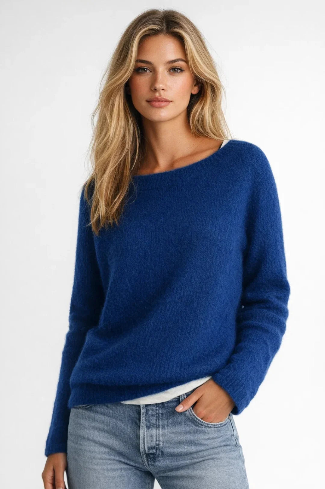 Soft Knit Women's Sweater in Multiple Colors for Everyday Wear 2
