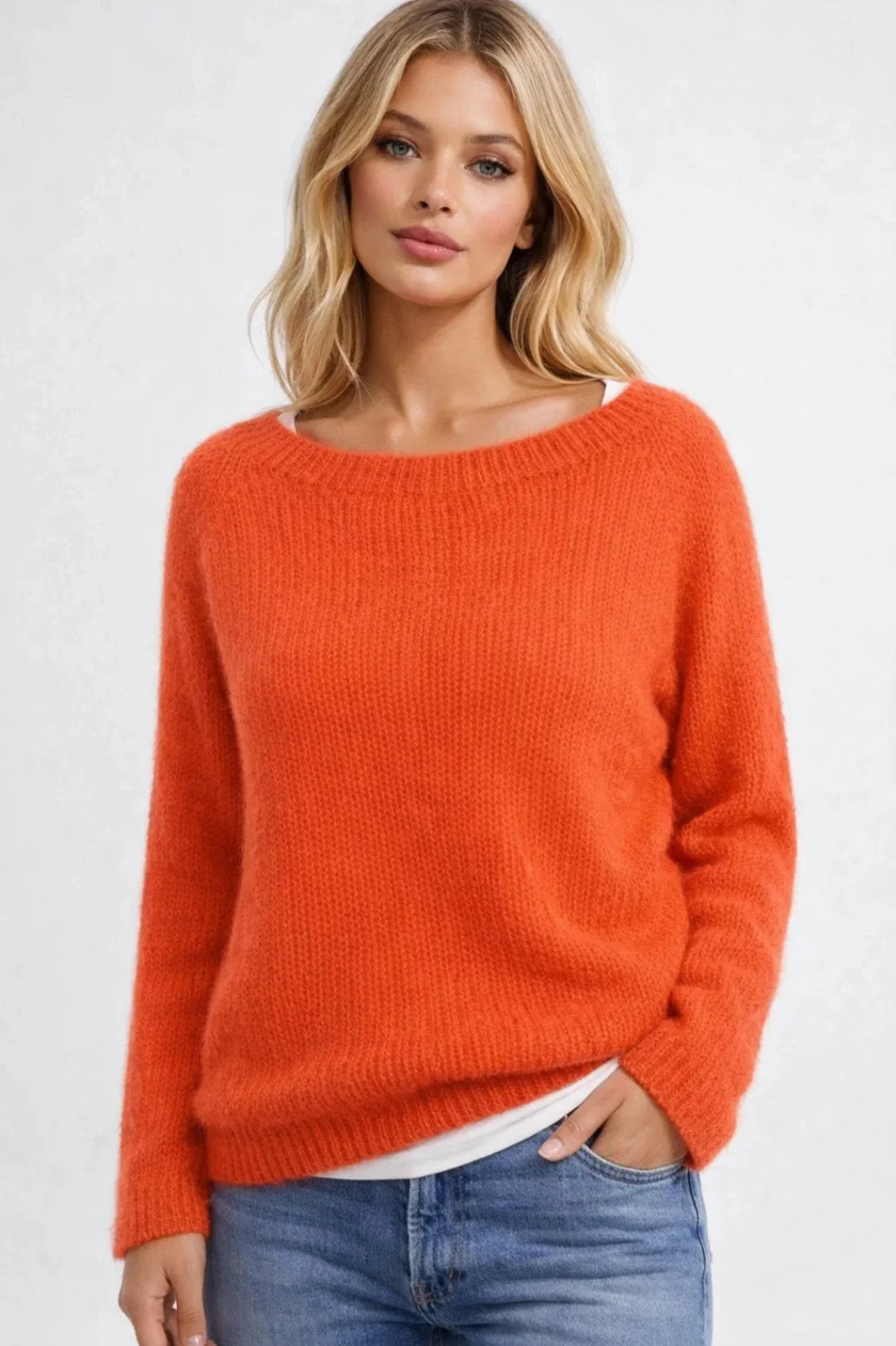 Soft Knit Women's Sweater in Multiple Colors for Everyday Wear 4