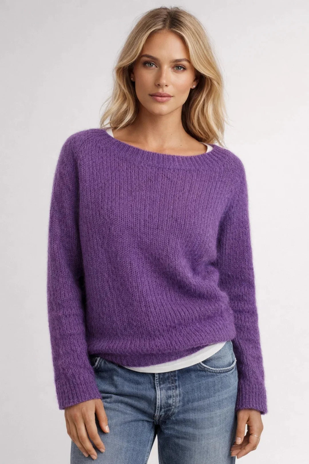 Soft Knit Women's Sweater in Multiple Colors for Everyday Wear 3
