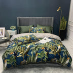 Tropical Bedding Set - Silky Egyptian Cotton Duvet Covers with Vibrant Design