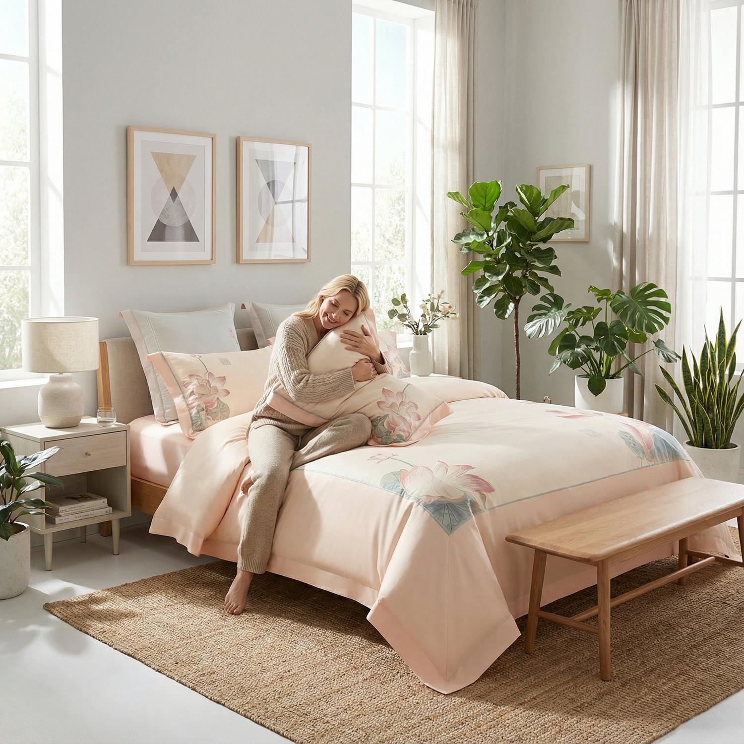 Adriano | Elegant Embroidered Bedding Set