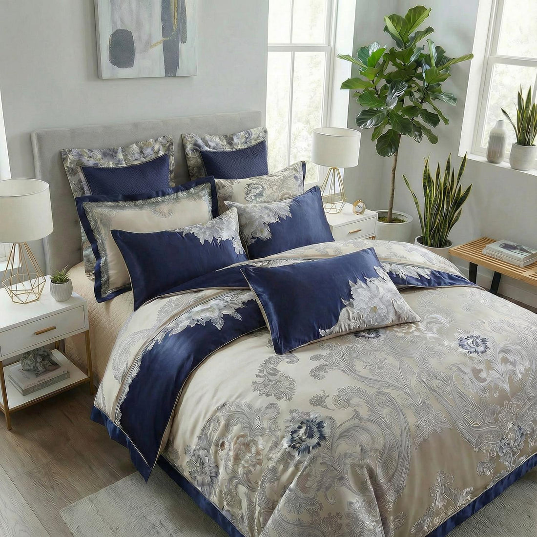 Avano | Elegant Woven Bedding Set