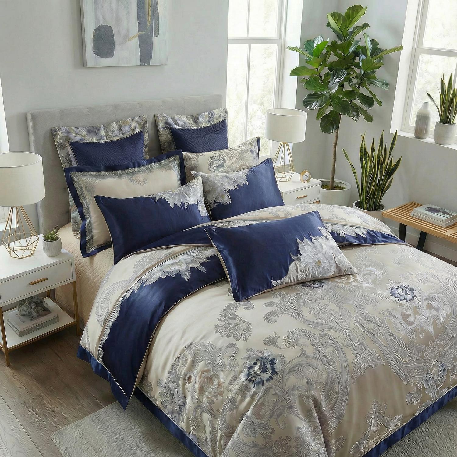 Avano | Elegant Woven Bedding Set