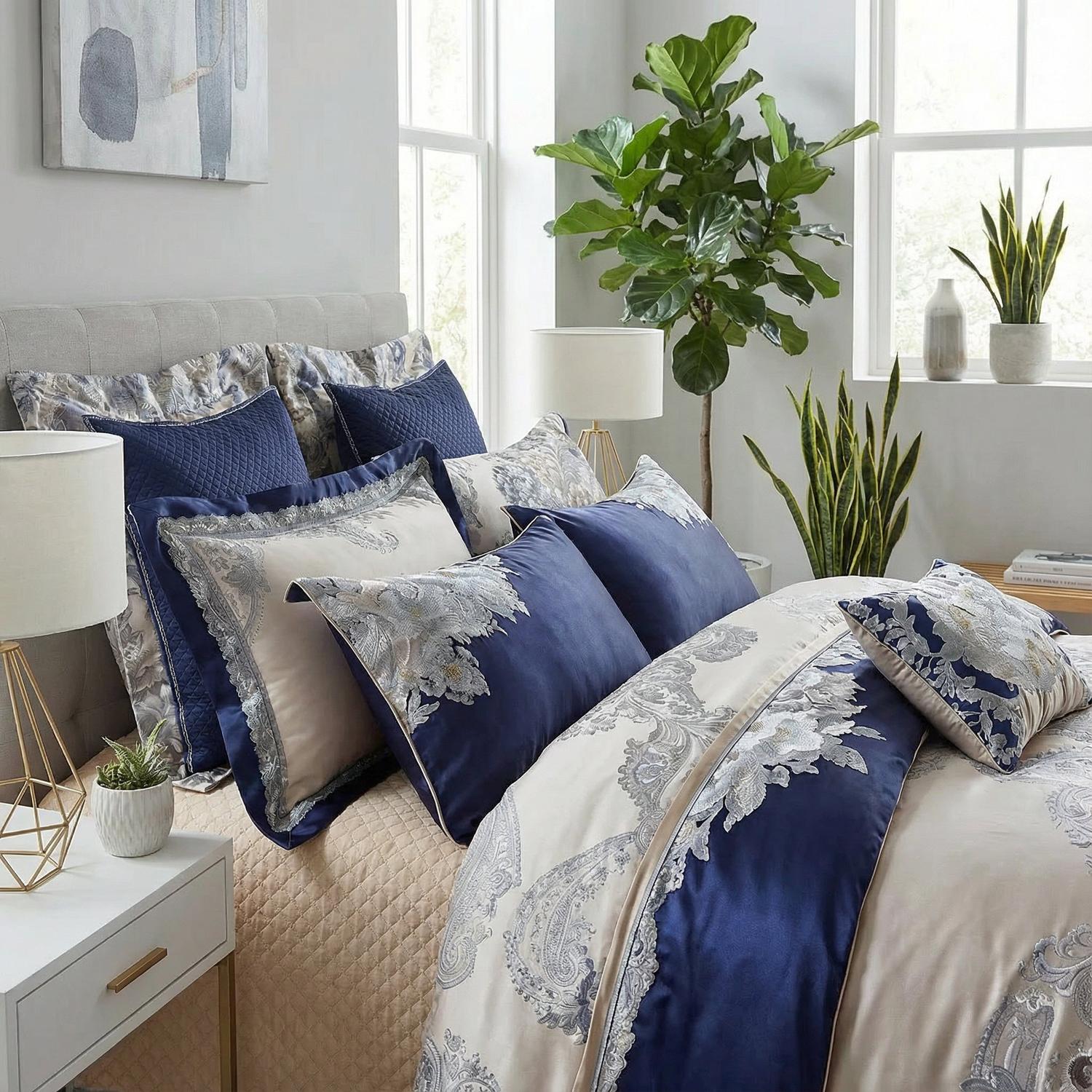 Avano | Elegant Woven Bedding Set