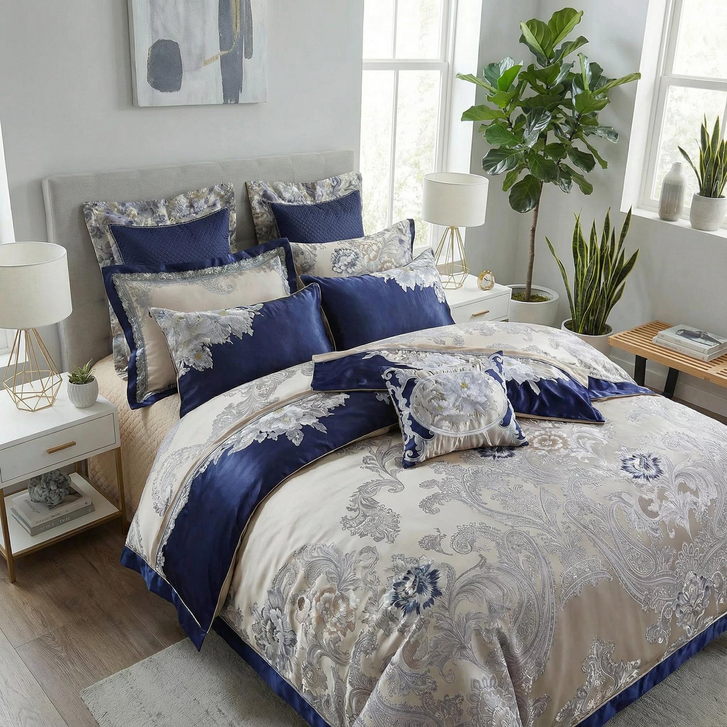 Avano | Elegant Woven Bedding Set