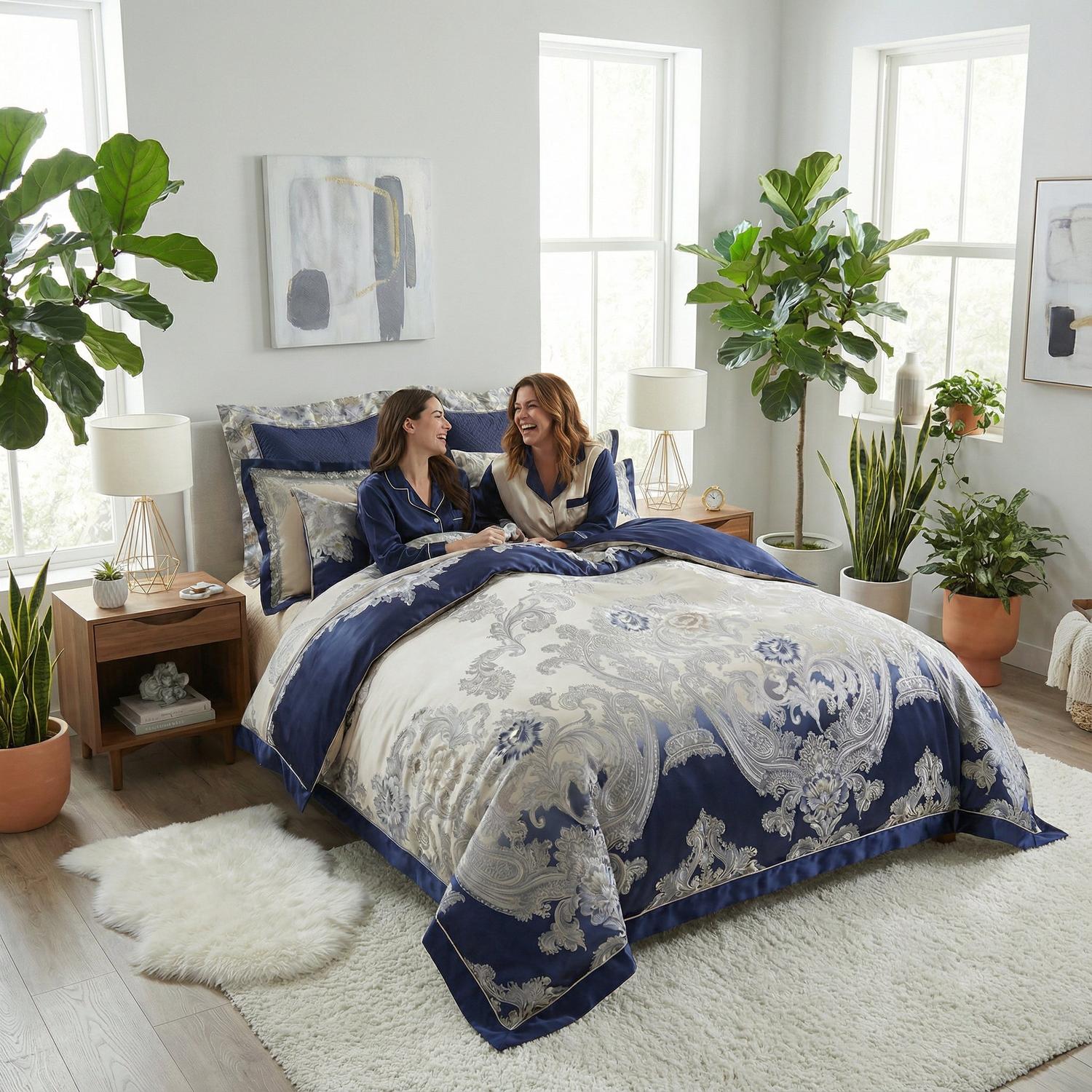 Avano | Elegant Woven Bedding Set