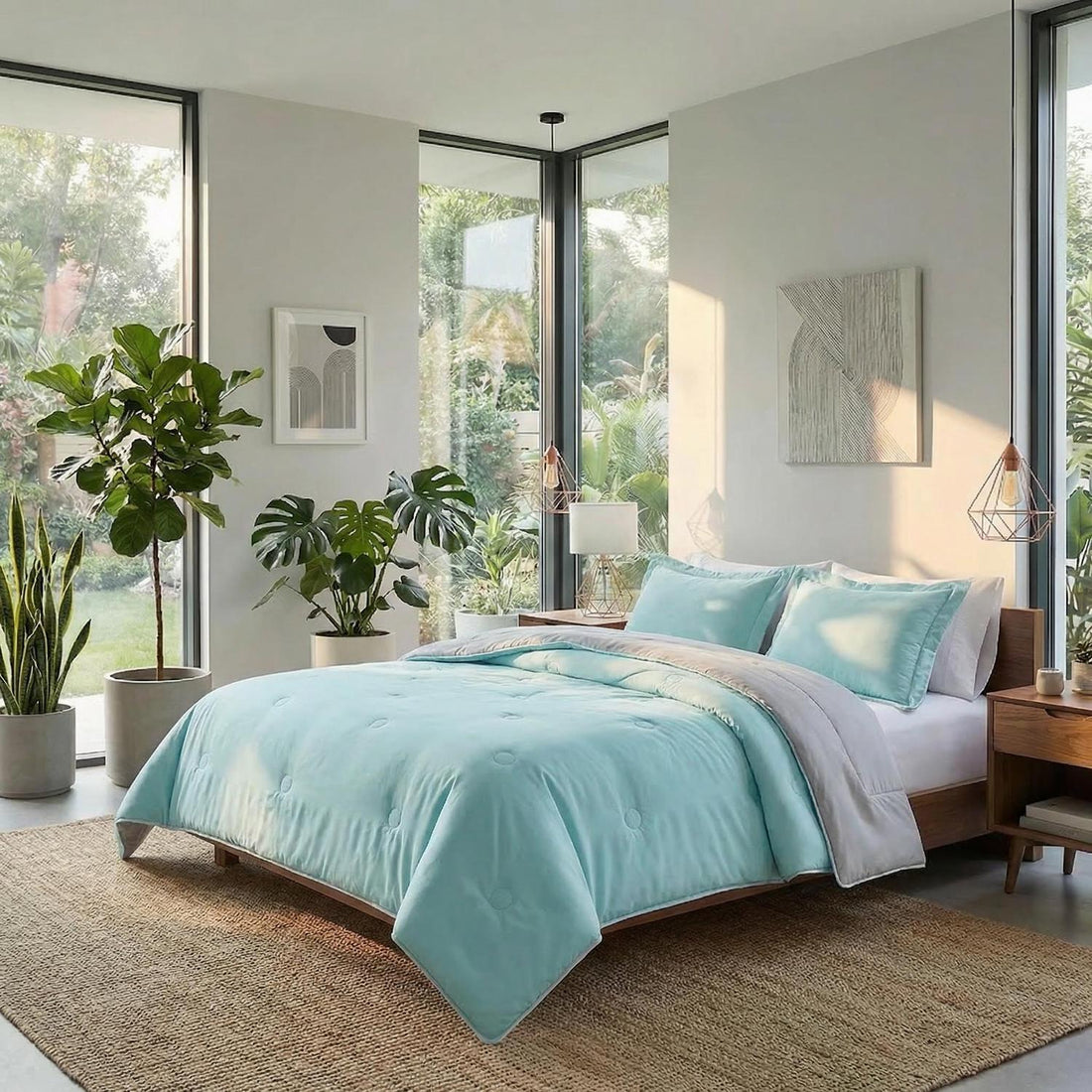 Cooling Blanket - Lightweight Ice Silk for Warm Nights