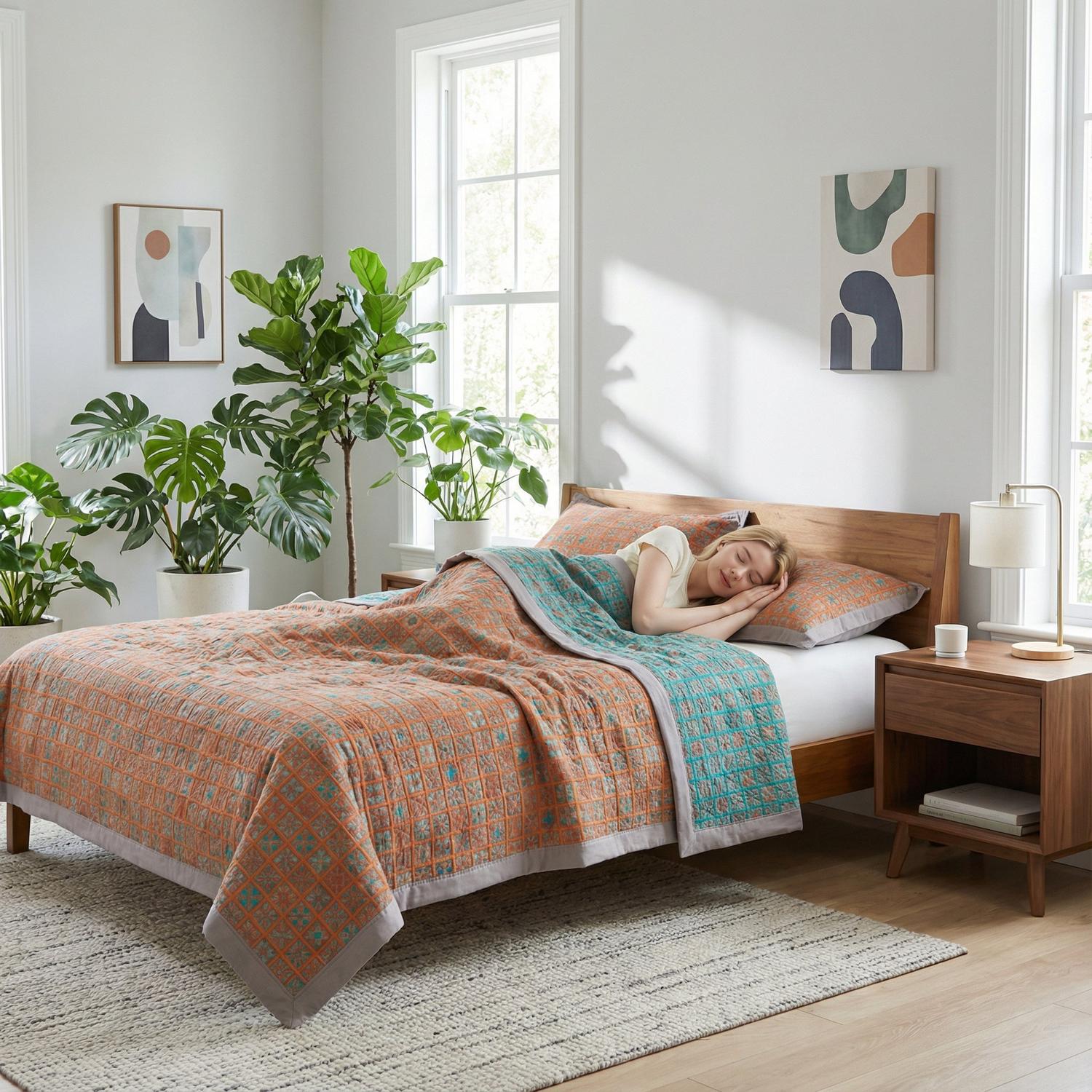 Cotton Three-Layer Gauze Blanket