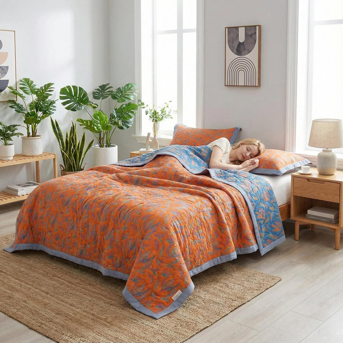 Cotton Three-Layer Gauze Blanket