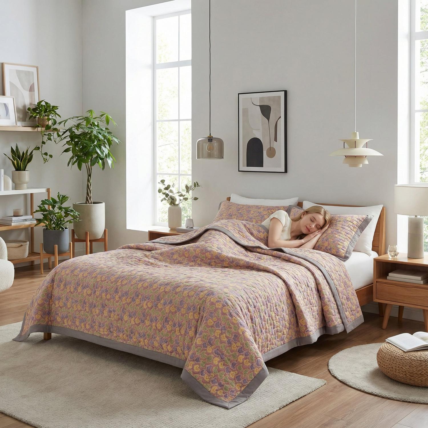 Cotton Three-Layer Gauze Blanket