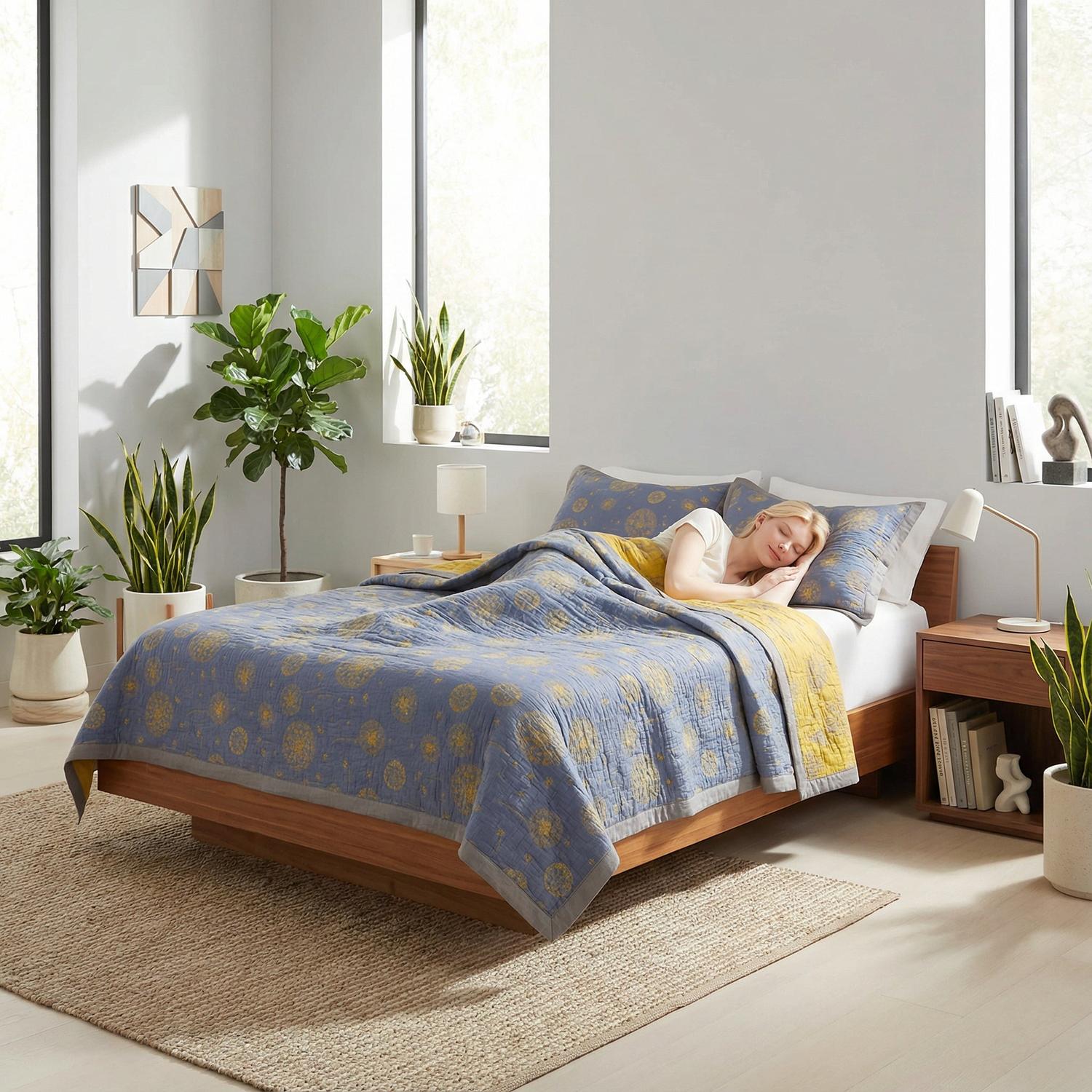 Cotton Three-Layer Gauze Blanket