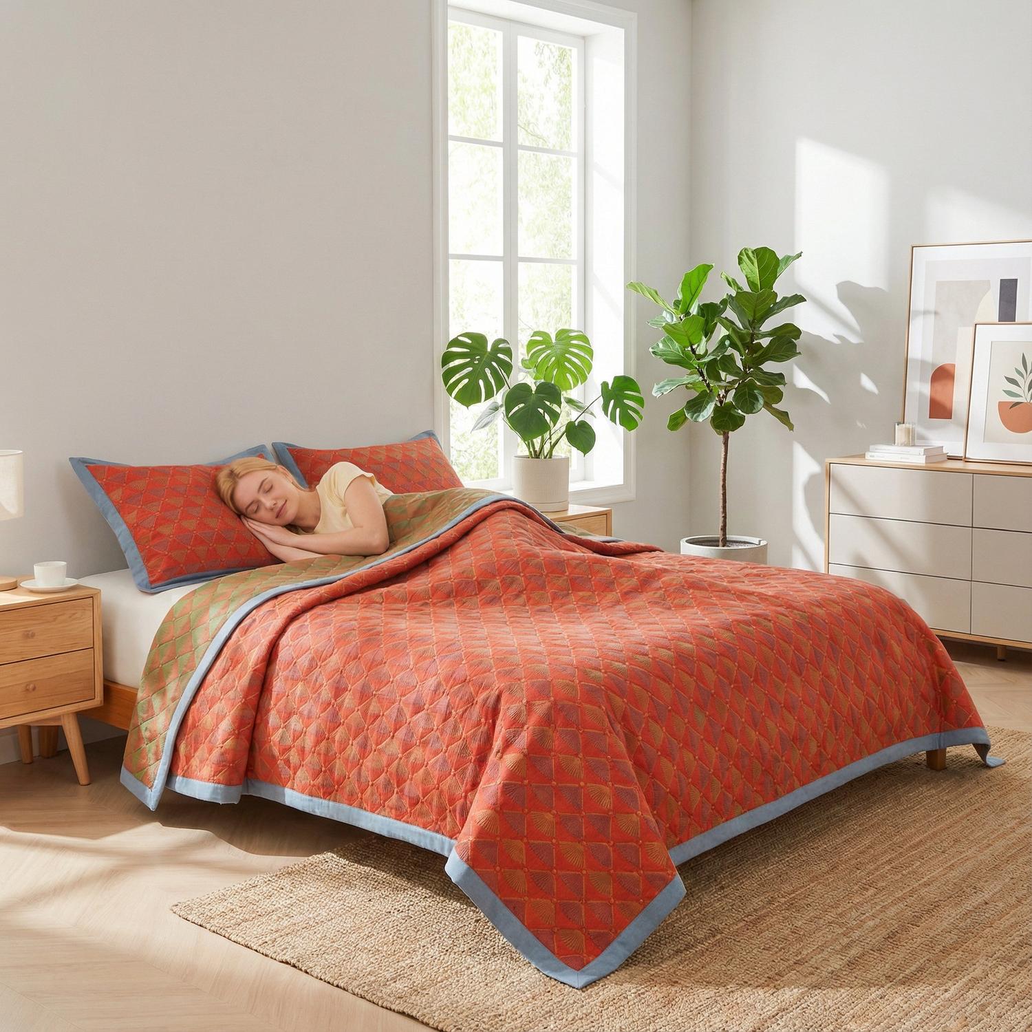 Cotton Three-Layer Gauze Blanket