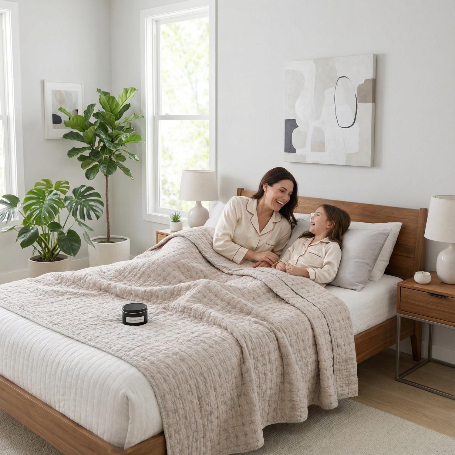 Floral Stripe Cotton Gauze Quilt