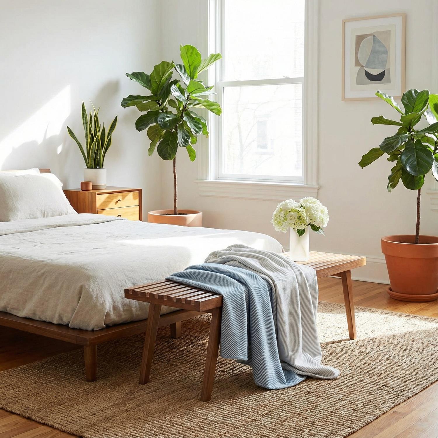 Geometric Tassel Blanket