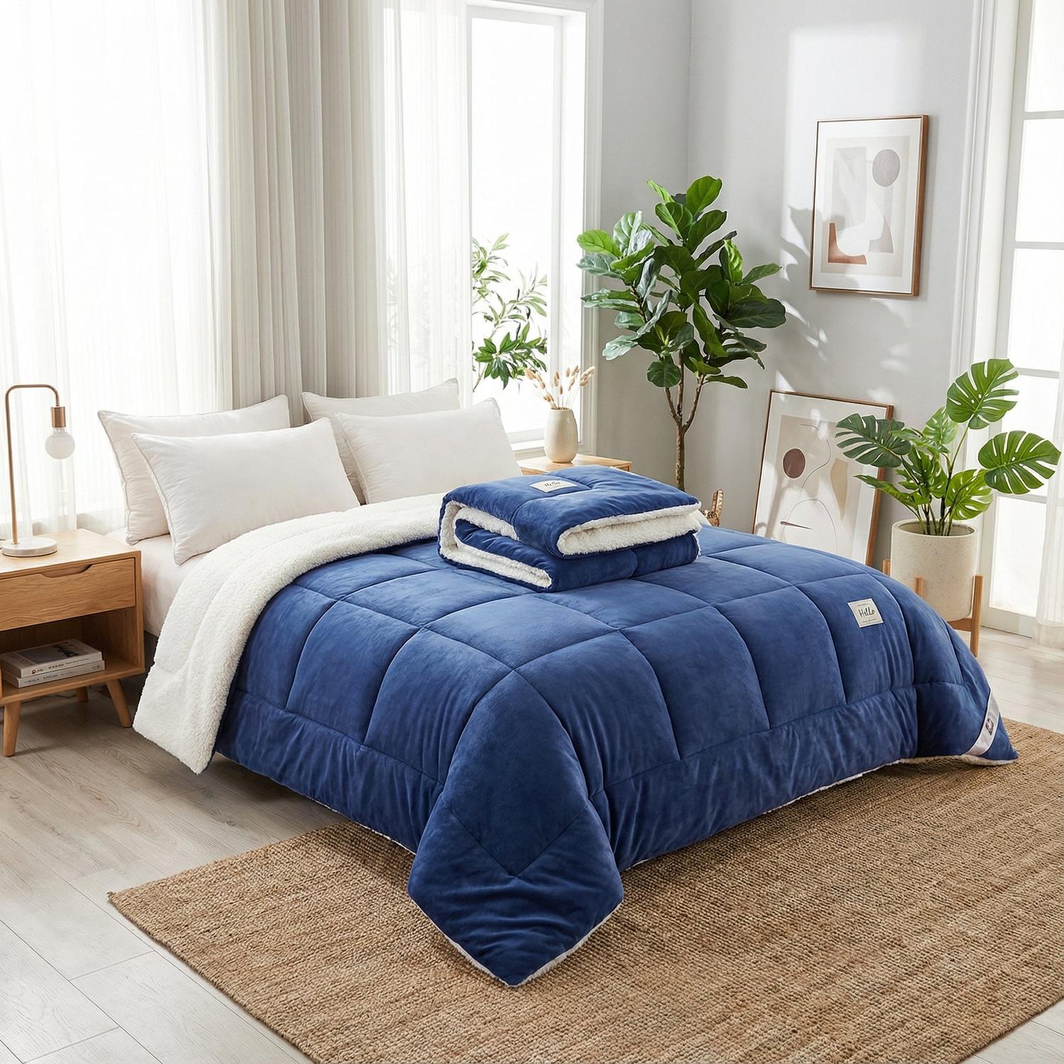 Lamb Wool Thickened Quilt