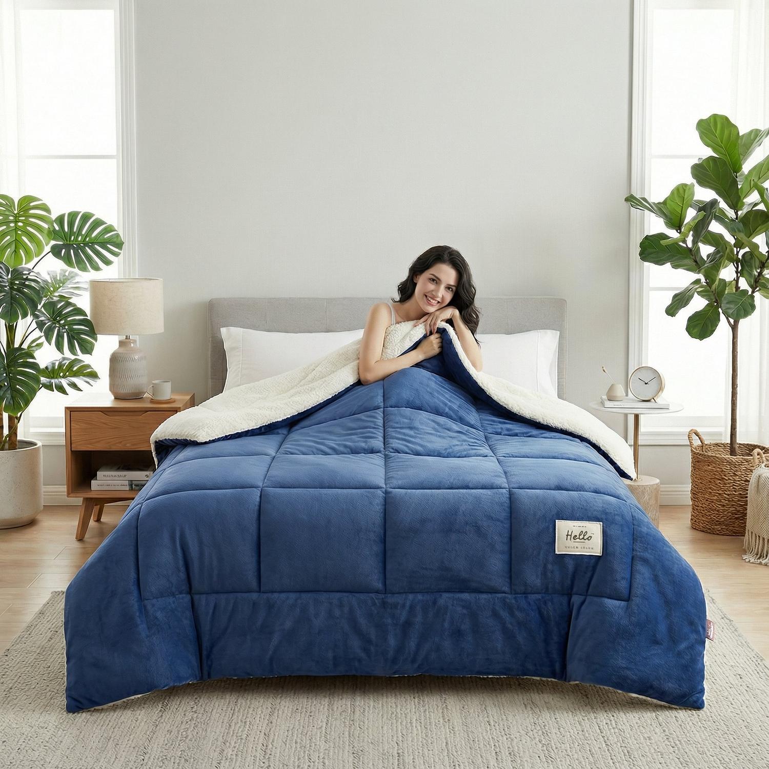 Lamb Wool Thickened Quilt