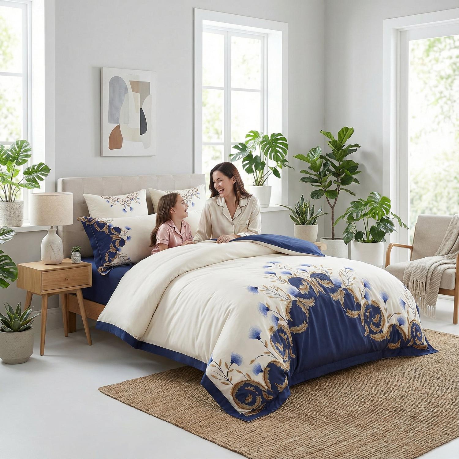 Mason | Luxurious Woven Bedding Set