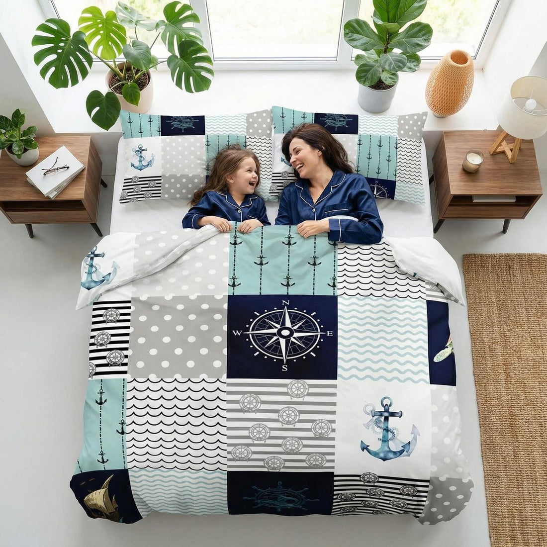 Navigation Printed Duvet Cover Set