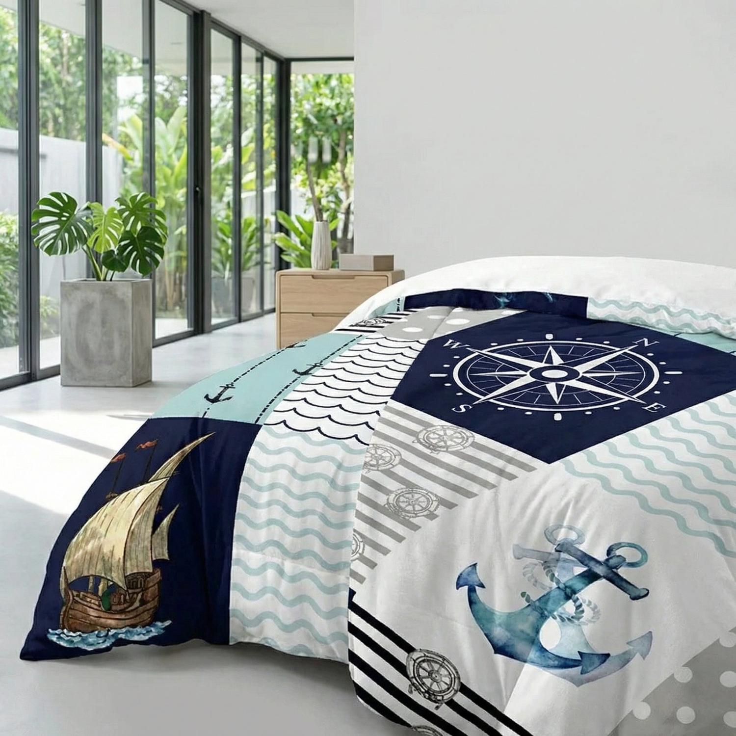 Navigation Printed Duvet Cover Set