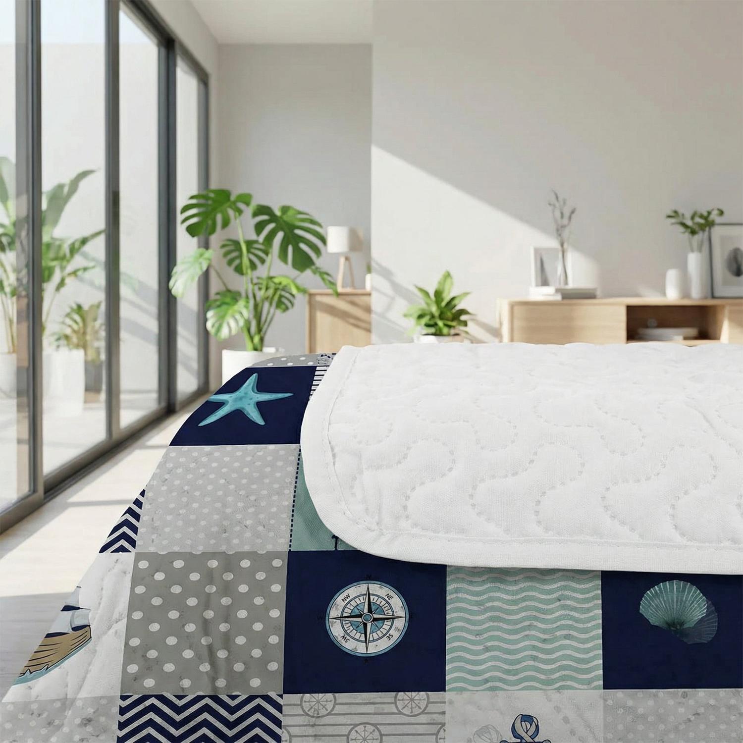 Navigation Printed Duvet Cover Set