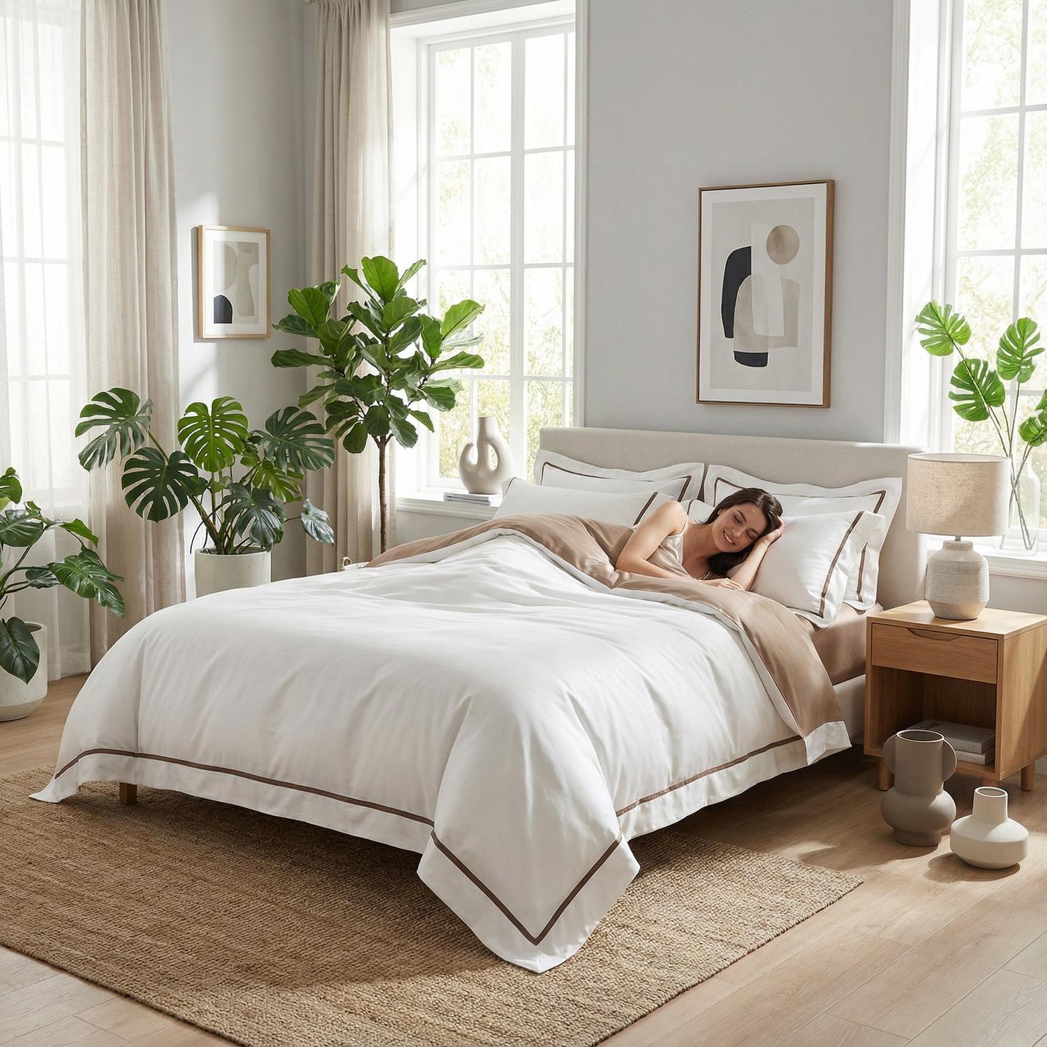 Night In Paris Bedding Set-Duvet Cover Set-Glompi-Glompi